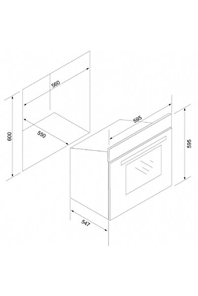 Esty 6603.6.103.13- Aef6603b02 Siyah Fırın