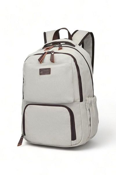 CACTİVE Cactive Canvas Beige Unisex Backpack Ctv1313