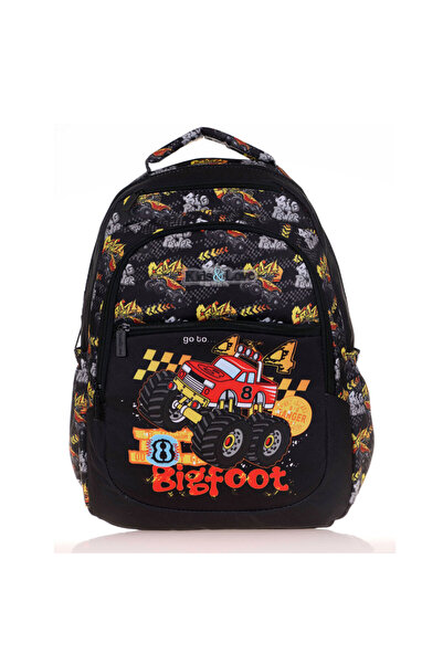 KAUKKO Kids&love Sırt Çantası Fast Monster Truck L5125