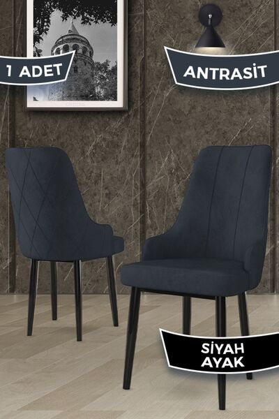 Canisa Concept Trex Serisi 1.sınıf Babyface Kumaş 1 Adet Antrasit Sandalye Si...