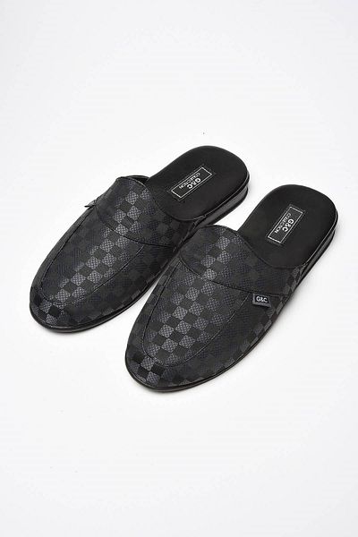 GC 385 Men's House Slippers - Black