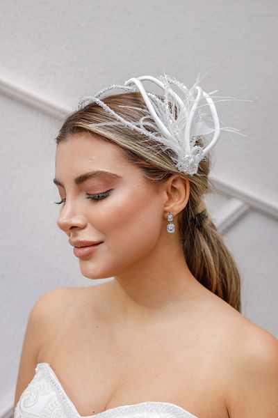 Turkuaz Accesoriu Păr Mireasă / Nuntă Nuntă Otriş Stone Accesoriu Păr Alb