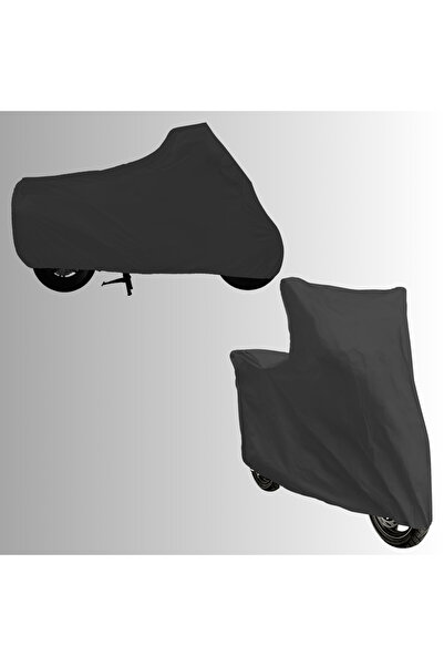 Breen Siyah Mondial X-treme Max 200i Uyumlu Motorsiklet Branda, Motor Örtüsü