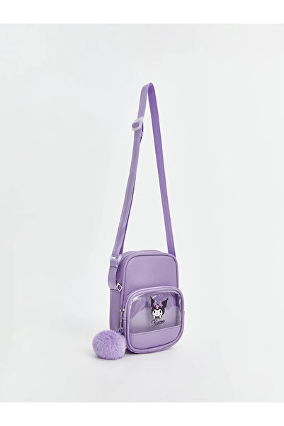 LC Waikiki LCW ACCESSORIES Lila Kuromi Baskılı Kız Çocuk Omuz Çantası
