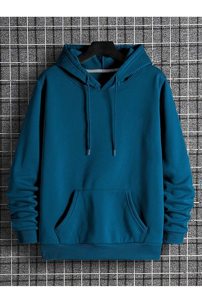 ÖZKAYNAK Unisex Oversize Φούτερ με κουκούλα