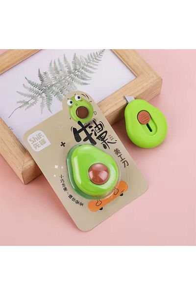 NaSaDAN 1 Piece Cute Avocado Mini Utility Knife - Falçata
