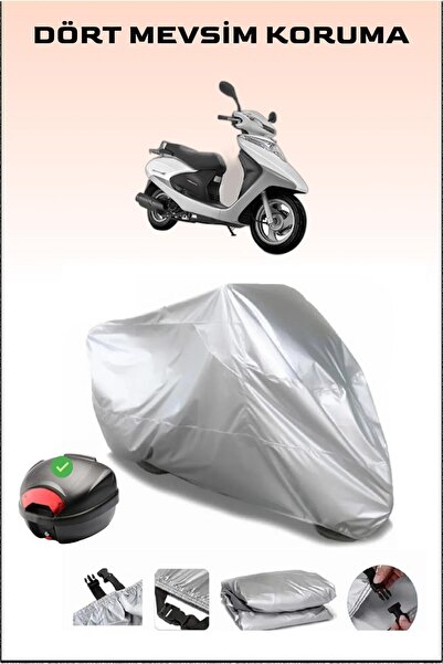 Breen Honda Spacy 110 Alpha Arka Çanta Uyumlu Motosiklet Branda Su Geçirmez Dayanıklı Kumaş