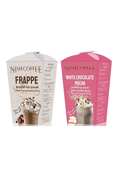 Nish Coffee Nish Frappe, White Chocolate Mocha Aromalı Toz İçecek 2’li Set (2X250 Gr)