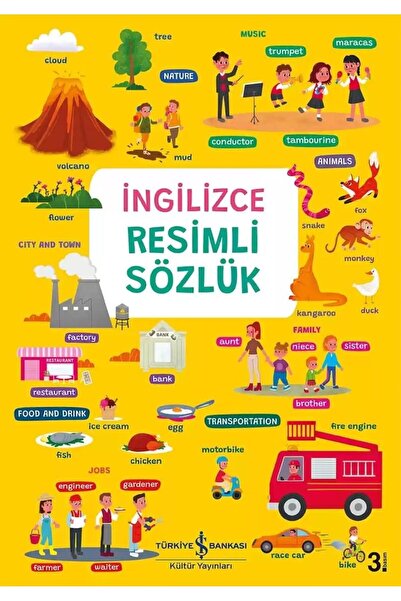 TÜRKİYE İŞ BANKASI KÜLTÜR YAYINLARI İngilizce Resimli Sözlük