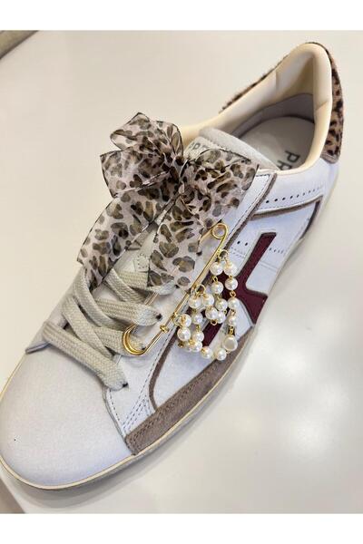 Butik Oita Pretty Ayakkabı charmı spor ayakkabı sneaker süs aksesuar incili fiyonk charm