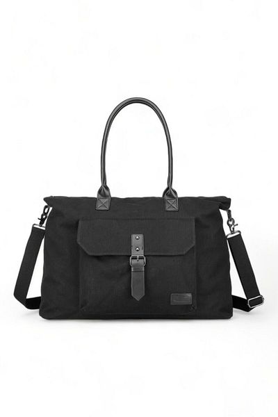 CACTİVE Τσάντα ταξιδιού Cactive Canvas Μαύρη Unisex CTV1306 L.EDITION