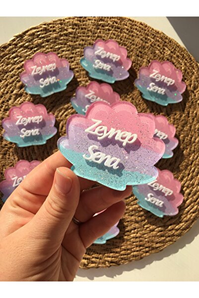 NaturessCo مغناطيس أويستر بلكسي فضي للأطفال (10 قطع)