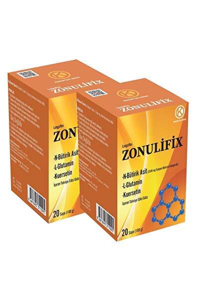 Kuazar İlaç Zonulifix N-Bütirik Asit, L-Glutamin, Kuersetin 20 Şase - 2'li