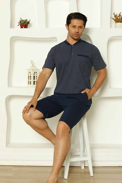 ALİMER Ανδρικό Σετ Σορτς Indigo - 1203ŞT