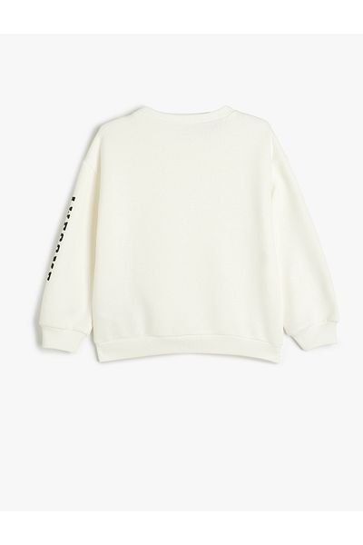 Koton Licensed Tweety Sweatshirt - Crew Neck, Long Sleeve, Raster