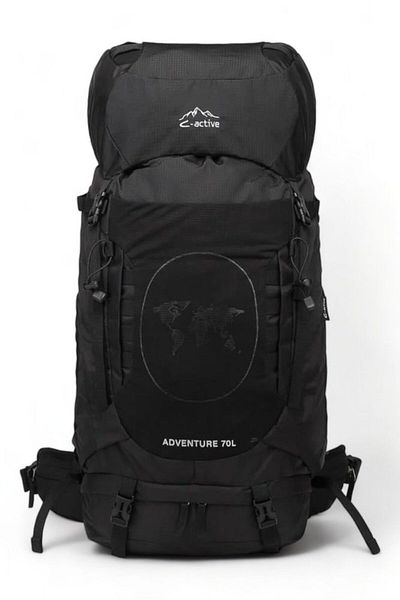 CACTİVE Cactive Outdoor Black Unisex Backpack Ctv8697
