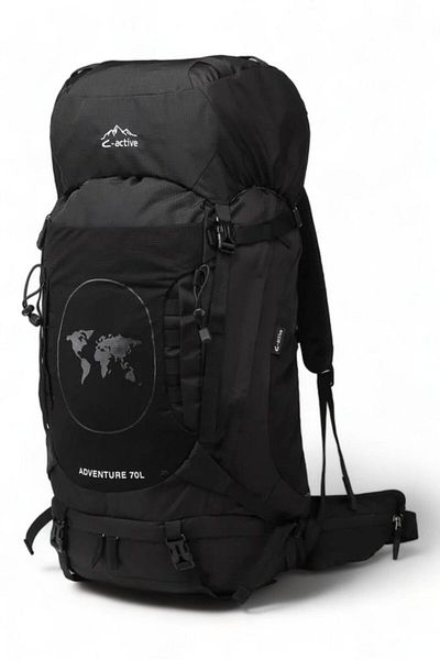 CACTİVE Cactive Outdoor Black Unisex Backpack Ctv8697
