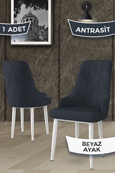 Canisa Concept Trex Serisi 1.sınıf Babyface Kumaş 1 Adet Antrasit Sandalye Be...