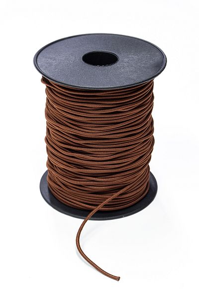 Dokumarkt 2 mm Round Rubber Rope - Rubber Cord - Accessory Tire - 10 Meters