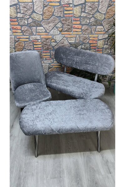 COVER TEKSTİL BENCH PUF KILIFI TAKIMI