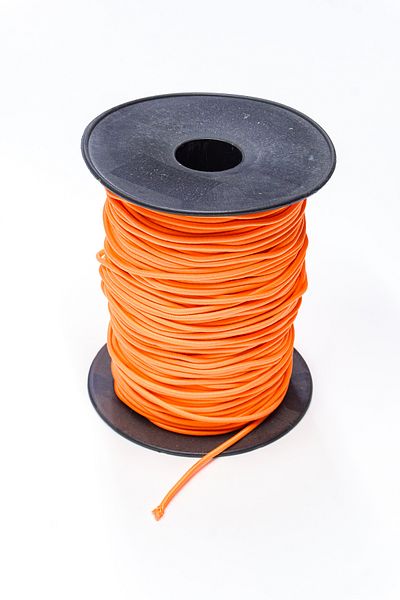 Dokumarkt 2 mm Round Rubber Rope - Rubber Cord - Accessory Tire - 10 Meters