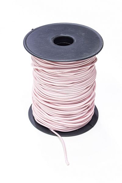 Dokumarkt 2 mm Round Rubber Rope - Rubber Cord - Accessory Tire - 10 Meters