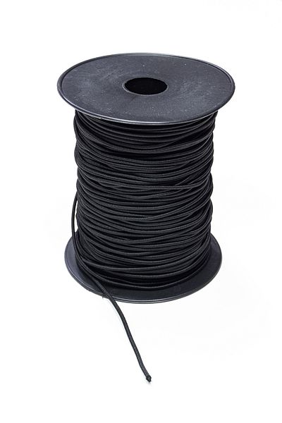 Dokumarkt 2 mm Round Rubber Rope - Rubber Cord - Accessory Tire - 10 Meters