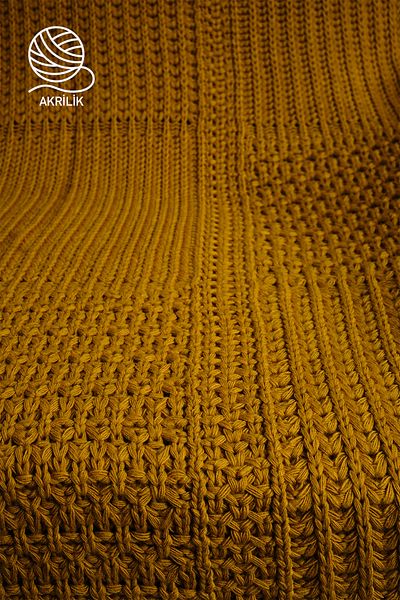 Nazik Home Simla Knitted Tv Blanket (130 X 150 cm)