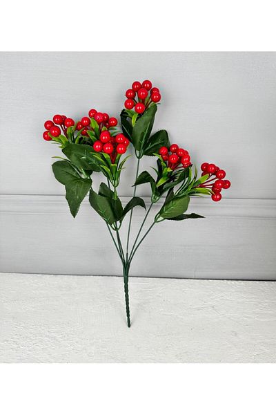 PEKİBU Red Artificial Kokina Flowers