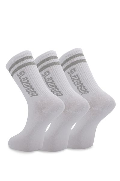 Slazenger Мъжки бели чорапи - Джин