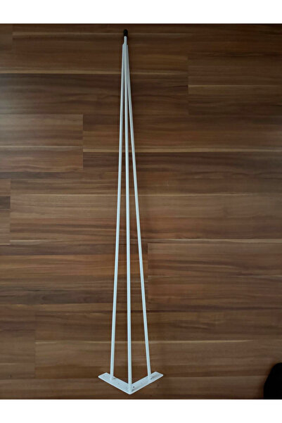 AS DESİGN 100CM BEYAZ RENKLİ 1 ADET DRESUAR/BAR MASASI AYAĞI