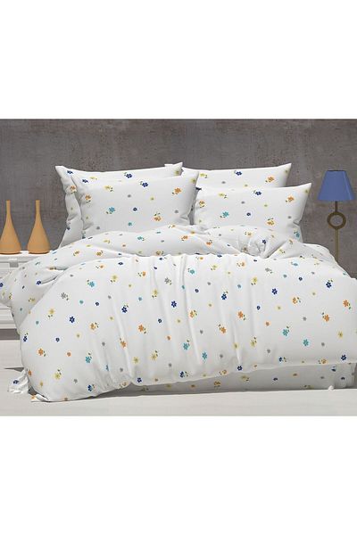 LilaMOON Sunrise Floral Double Cotton Duvet Cover Set