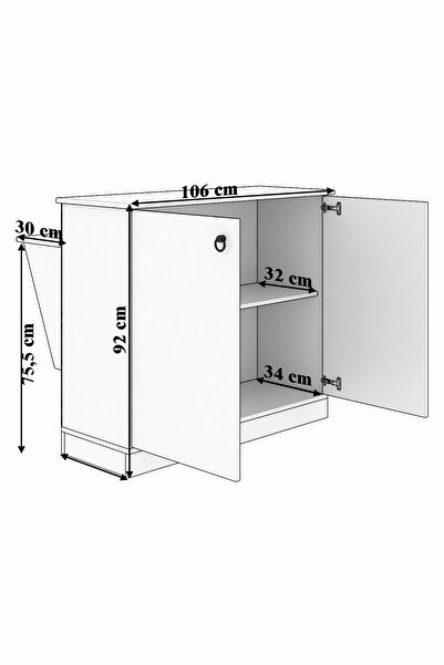 moka park avm Anka Ada Iki Kapaklı Şık Fonksiyonel Mutfak Adası Mutfak Masası Ceviz