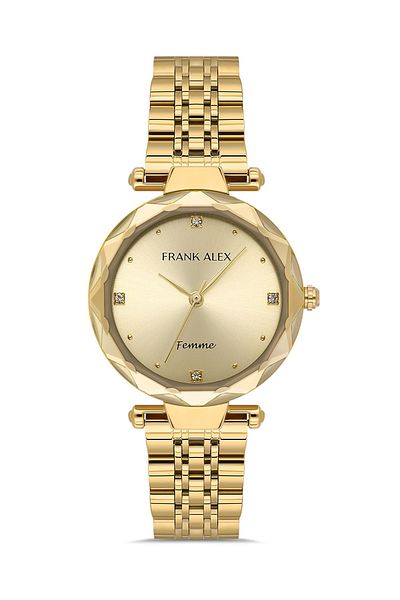 Frank Alex Metal Women's Wristwatch Fx 07301M.01-F549