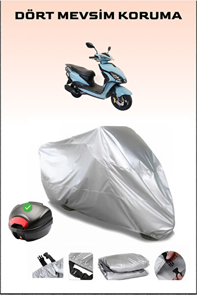 Breen ARORA Freedom 50 GRAY MOTORCYCLE BRAND REAR BAG COMPATIBLE