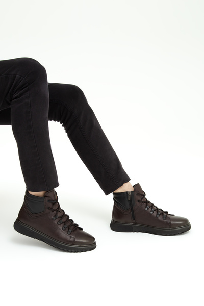 Tamer Tanca Erkek Hakiki Deri Casual Bot 298 1240-2297 Erk Bot Sk22/23