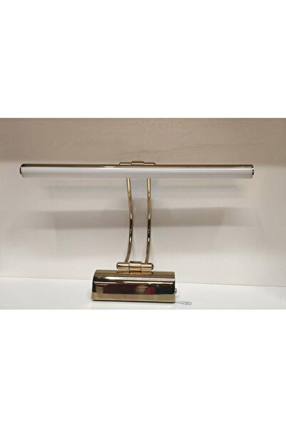 BY-LAMP Gold Ayna Üstü 50 Cm Led Banyo Aplik Duvar Ayna Resim Tablo