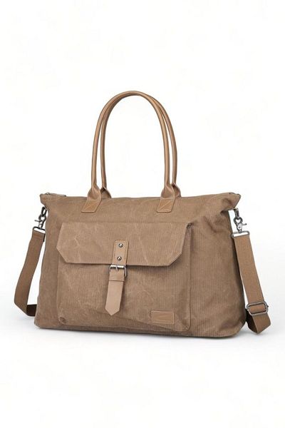 CACTİVE Τσάντα ταξιδιού Unisex Cactive Canvas Brown CTV1306 L.EDITION