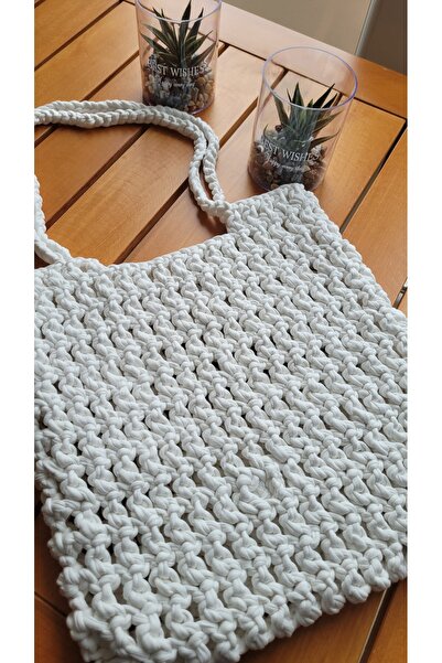 Harmony El Örgüsü Omuz Cantası Özel Tasarım El Örgüleri