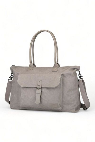 CACTİVE Τσάντα ταξιδιού Cactive Canvas Grey Unisex CTV1306 L.EDITION