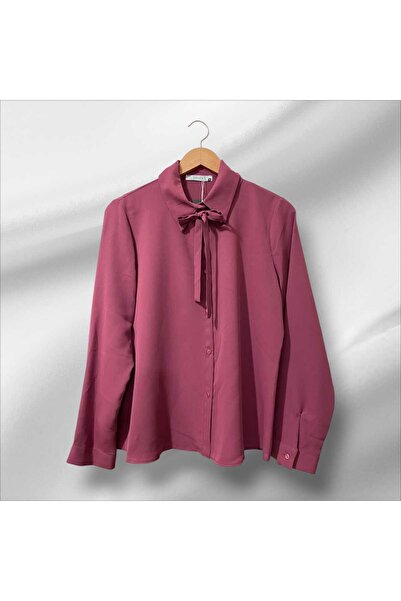 valens design Yakalı Krep Gömlek