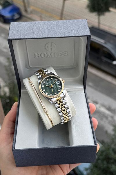 Homies Women's Waterproof Calendar Bracelet with Gift - Hm 012567 S01