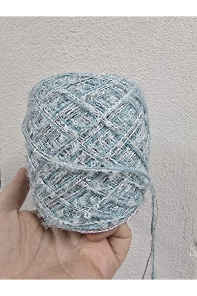 chsdizaynn Örgü ipi örgü yünü simli ip