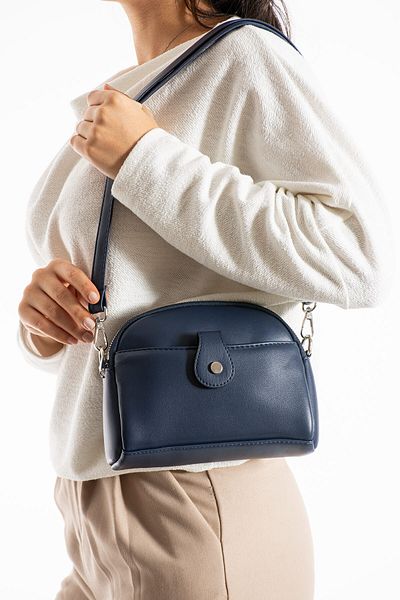 Lifonbag Geantă de umăr cu curea încrucișată reglabilă din piele artificială pentru femei, cu 4 compartimente, cu cataramă magnetică