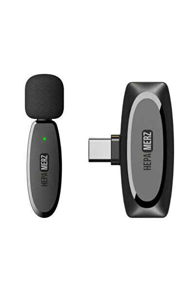 Hepa-Merz Hepa Merz S-40 Type-c Kablosuz Yaka Mikrofonu Yüksek Ses Kalitesi
