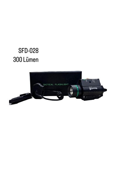 Bosile Lazerli Tüfek Feneri Kırmızı Ayarlanabilir Kablolu 300 lümen