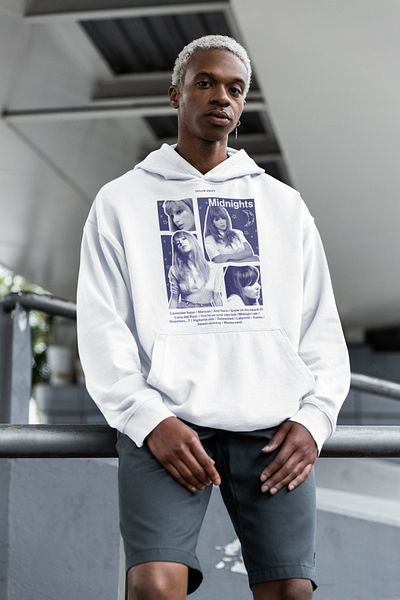 SEVBANO Taylor Swift Midnights Printed Unisex Oversize Singer Hoodie
