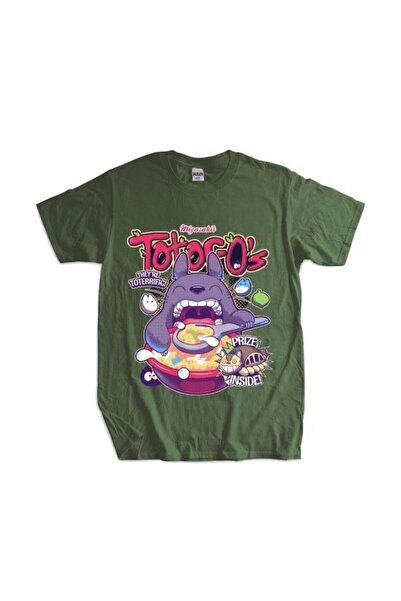 DEEFWEAR تي شيرت توتورو توناري نو مطبوع كاكي للجنسين