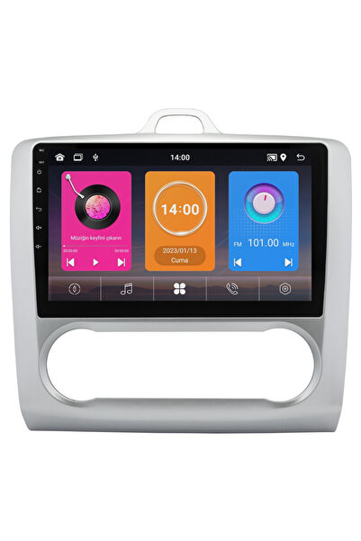 smartgo Ford Focus 2 Android Multimedya (2006-2011) DİJİTAL KLİMA 8+128 GB 4K...