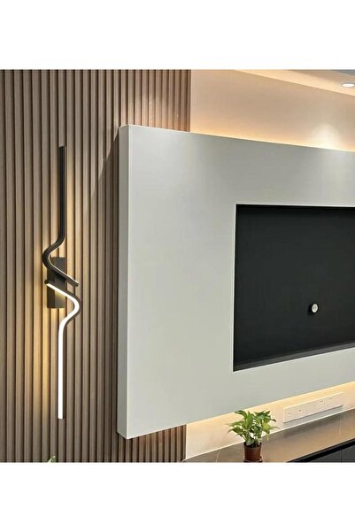 Sunbox duvar aplik modern sarı/100x 24 Cm /  /SİYAH GÖVDE